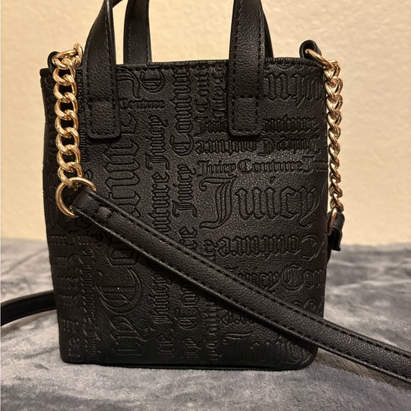 Juicy Couture embossed black crossbody - Picture 3 of 4